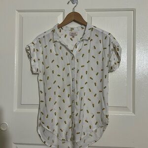 Per se women’s size S‎ shirt with pineapple print